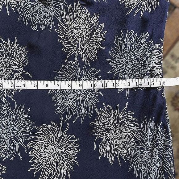 Vtg Y2K Planet sheer navy sleeveless summer maxi dress - Picture 12 of 16